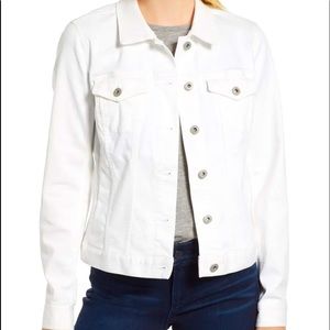 White denim jacket